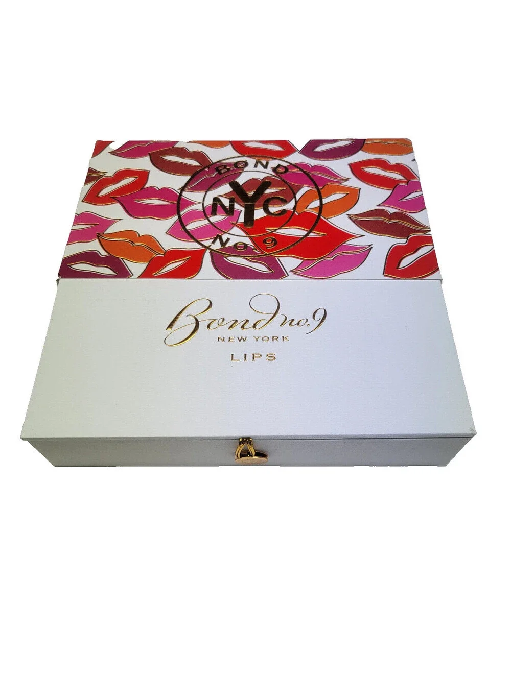 Bond No. 9 New York 2 Pc NOHO Refillable Lipstick Set w/ Gold Case   *NIB*